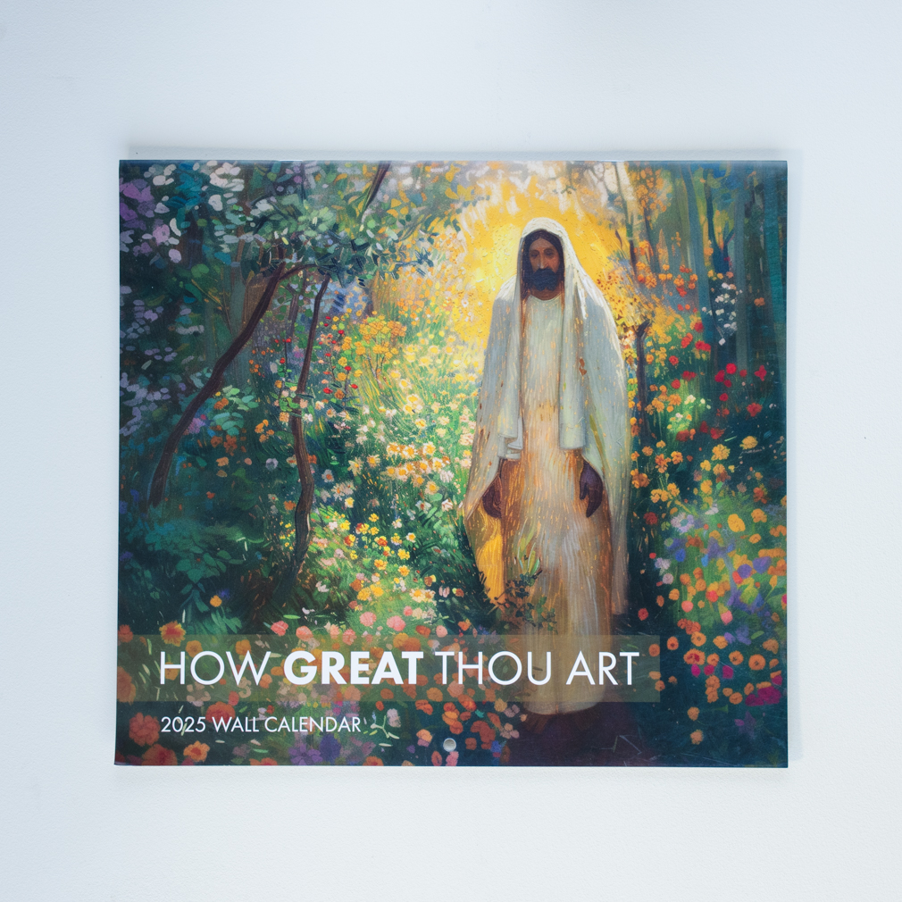 豪華 2025 Art Thou Great How Calendar Calendar Wall LDS | 文房具・オフィス用品